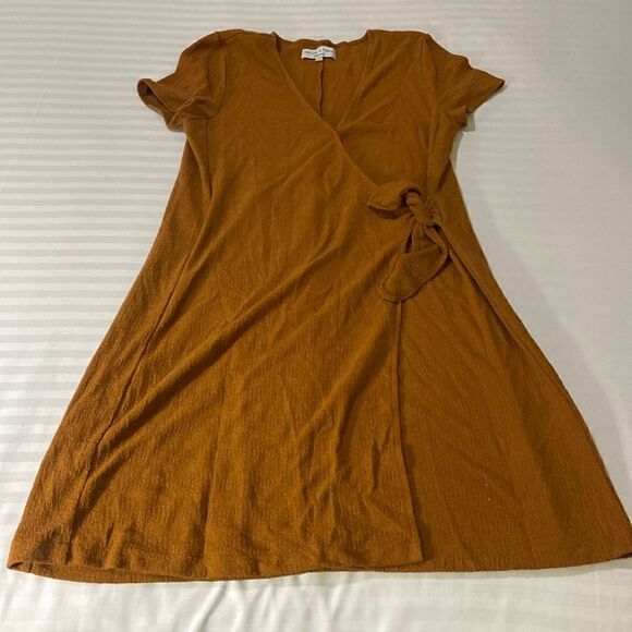 Madewell Texture and Thread wrap dress Fall Colored Small - Picture 1 of 8